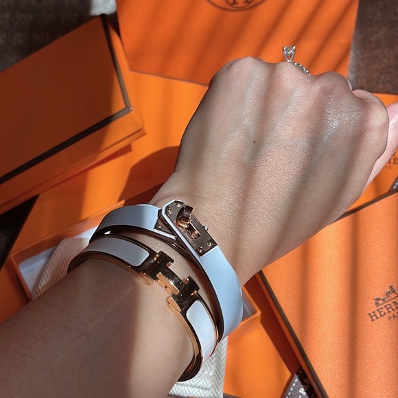 BNIB Hermes Mini Kelly Double Tour Bracelet - Picture 5 of 5